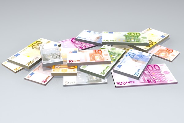 3d model euro bills - Euro bills collection by tanase laurentiu